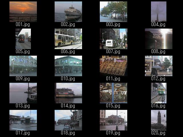 thumbnail index